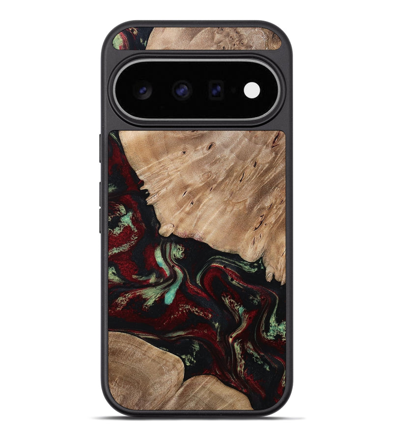 Pixel 11 Pro XL Wood Phone Case - Trey (Red, 815820)