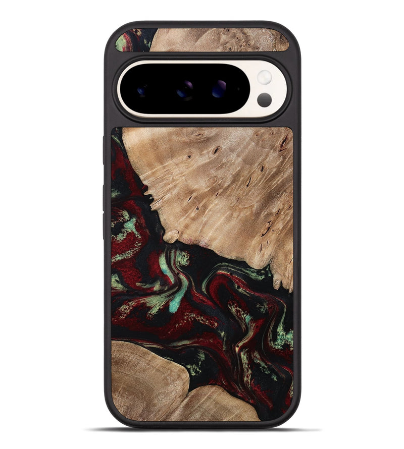Pixel 9 Pro XL Wood Phone Case - Trey (Red, 815820)