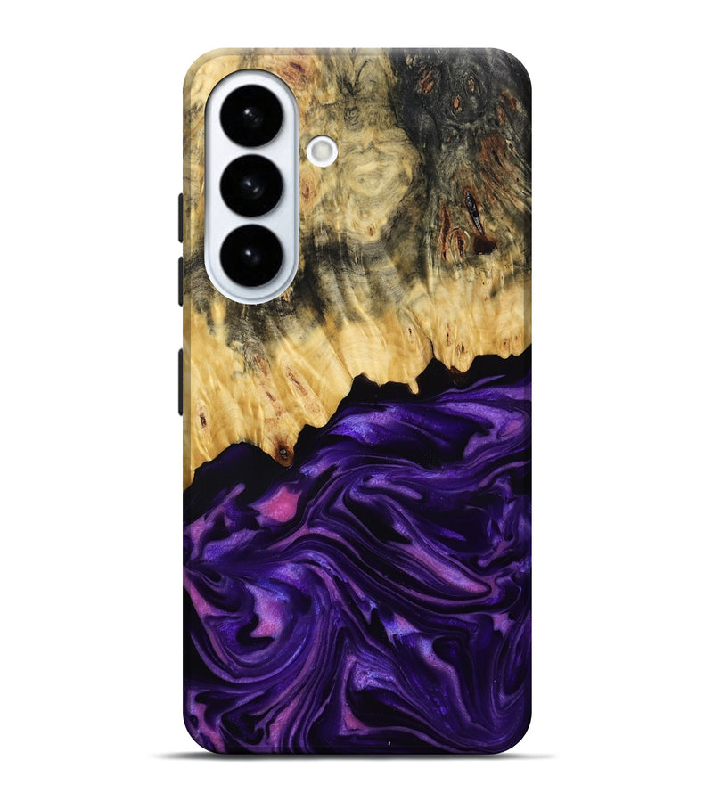 Galaxy S26 Plus Wood Live Edge Phone Case - Mack (Purple, 815822)