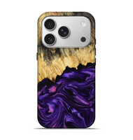 iPhone 17 Pro Wood Live Edge Phone Case - Mack (Purple, 815822)