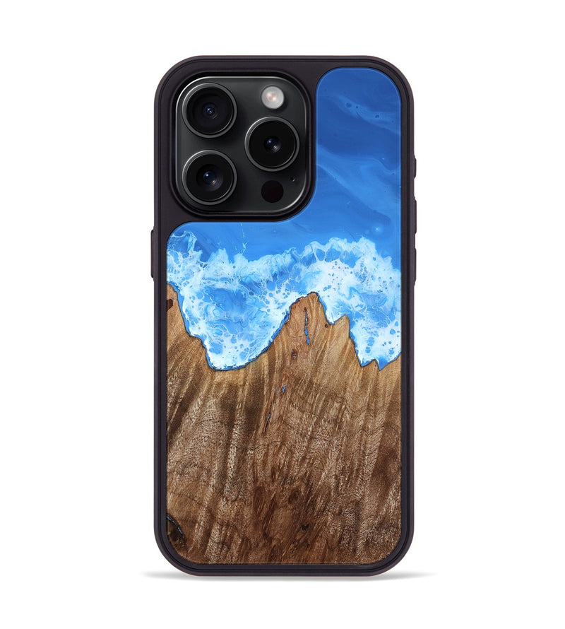 iPhone 15 Pro Wood Phone Case - Makena (Coastal, 815828)