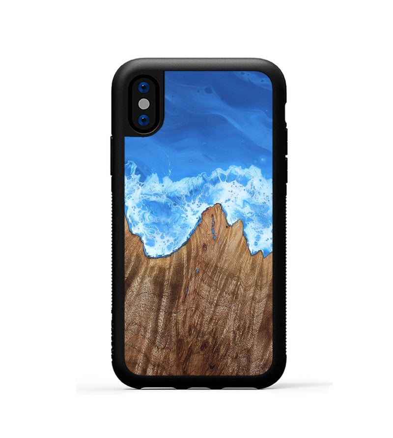 iPhone Xs Wood Phone Case - Makena (Coastal, 815828)