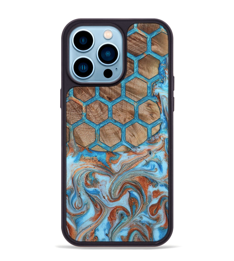 iPhone 14 Pro Max Wood Phone Case - Matteo (Pattern, 815838)