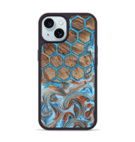 iPhone 15 Wood Phone Case - Matteo (Pattern, 815838)