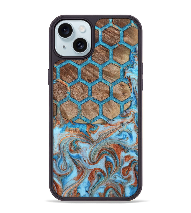 iPhone 15 Plus Wood Phone Case - Matteo (Pattern, 815838)