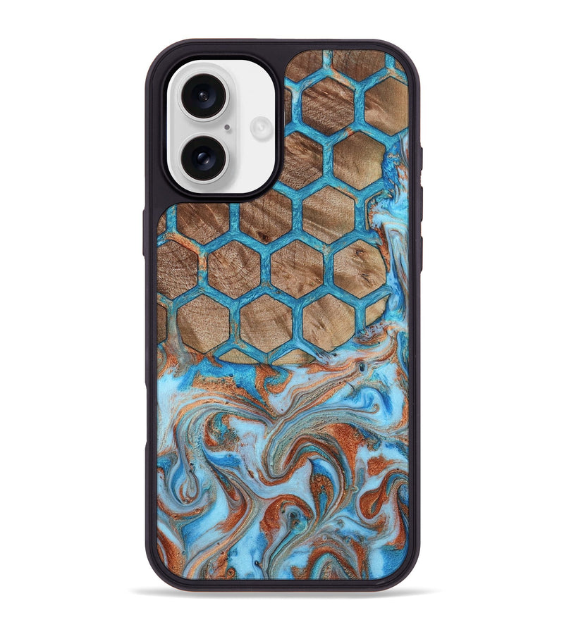 iPhone 16 Plus Wood Phone Case - Matteo (Pattern, 815838)