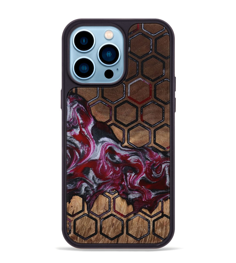 iPhone 14 Pro Max Wood Phone Case - Kye (Pattern, 815840)
