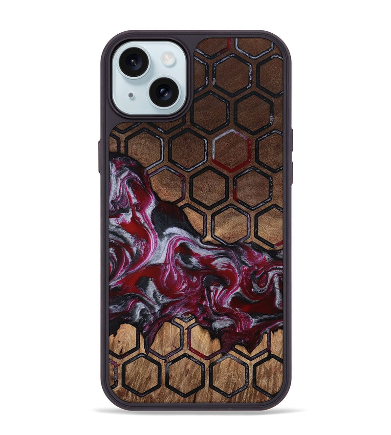iPhone 15 Plus Wood Phone Case - Kye (Pattern, 815840)