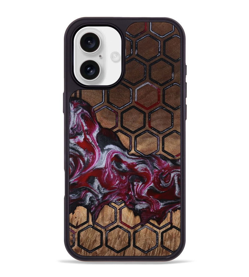 iPhone 16 Plus Wood Phone Case - Kye (Pattern, 815840)