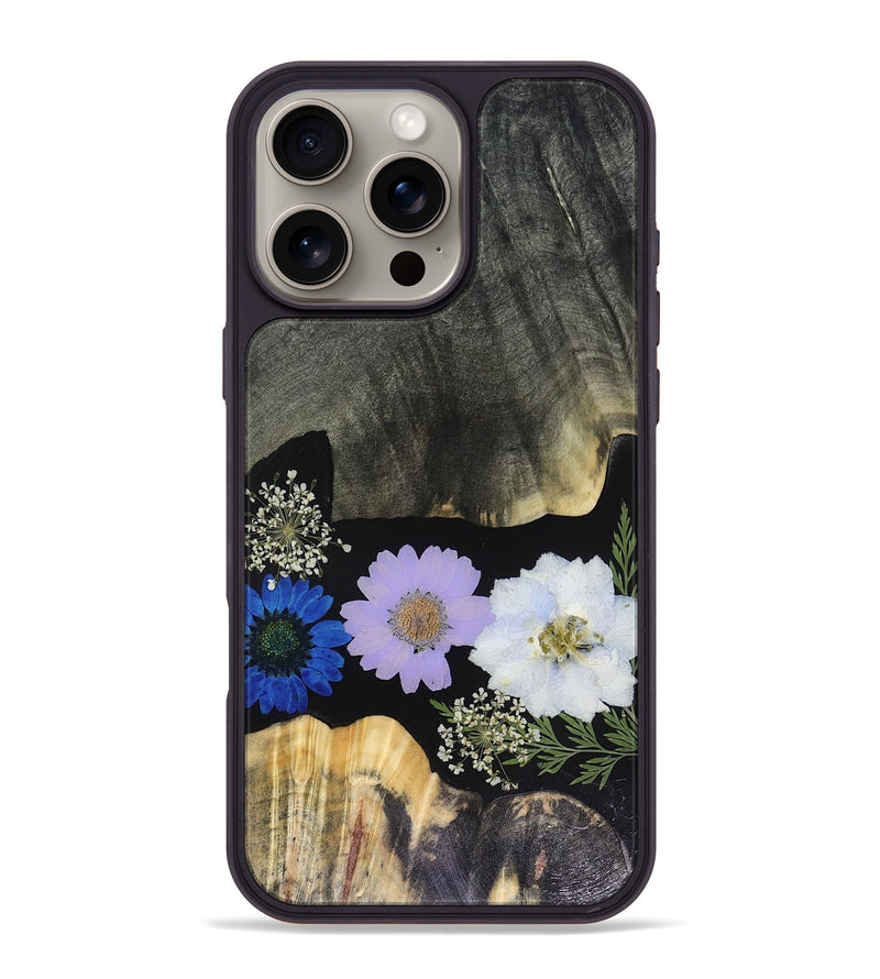 iPhone 16 Pro Max Wood Phone Case - Lorena (Bloom, 815873)