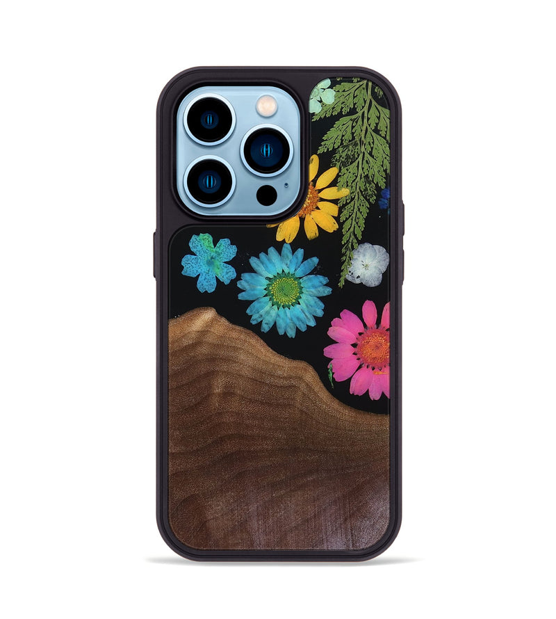iPhone 14 Pro Wood Phone Case - Rosanna (Bloom, 815878)