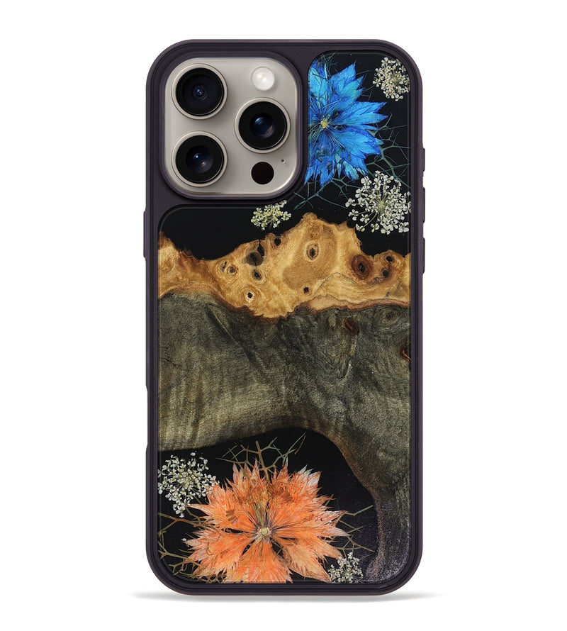 iPhone 16 Pro Max Wood Phone Case - Zola (Bloom, 815884)
