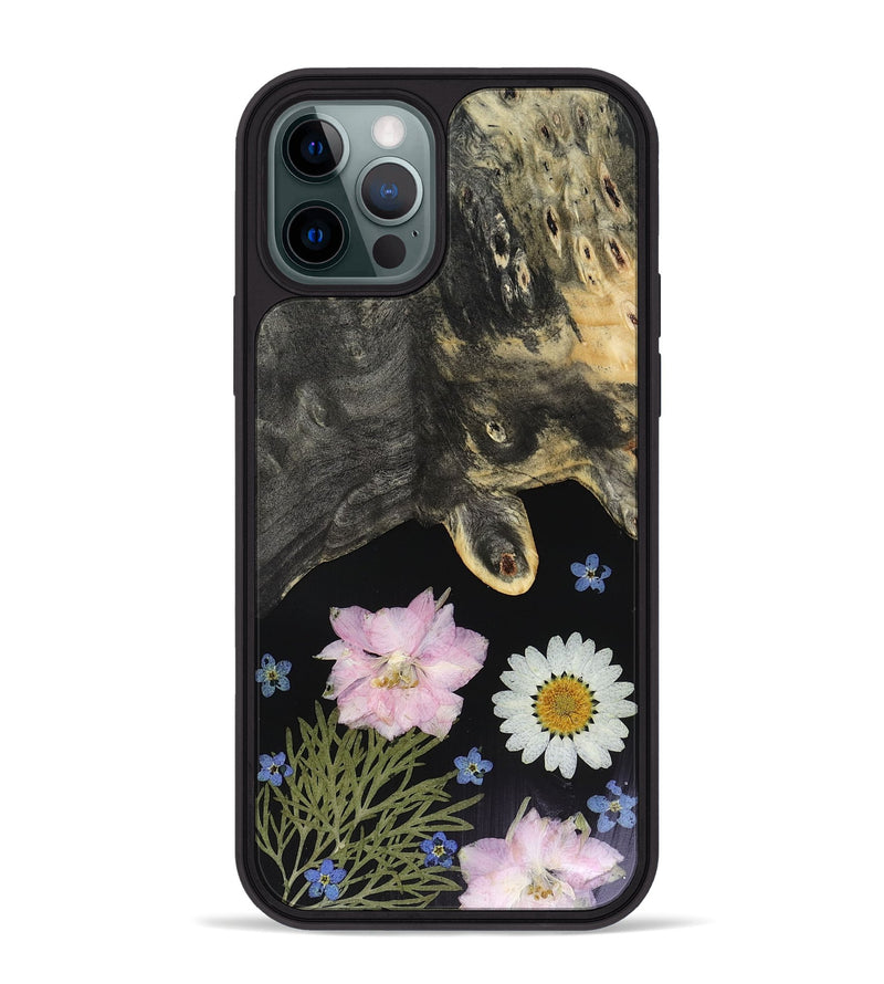 iPhone 12 Pro Max Wood Phone Case - Kadin (Bloom, 815897)