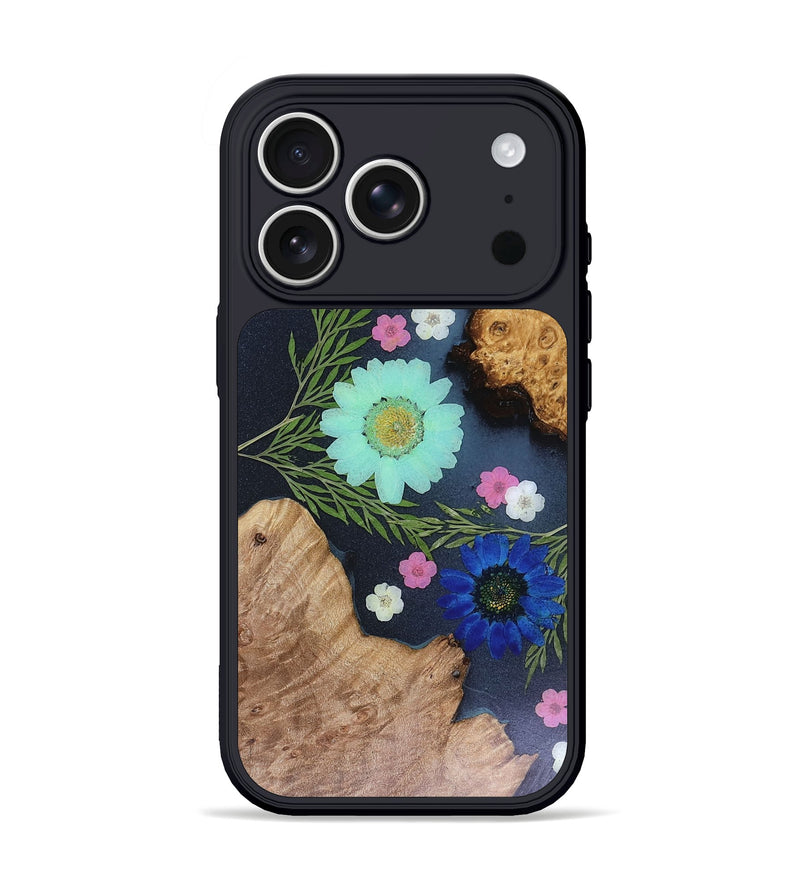 iPhone 17 Pro Wood Phone Case - Abigale (Bloom, 815910)