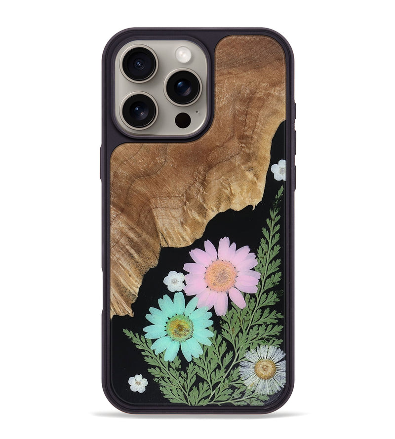 iPhone 16 Pro Max Wood Phone Case - Judson (Bloom, 815918)