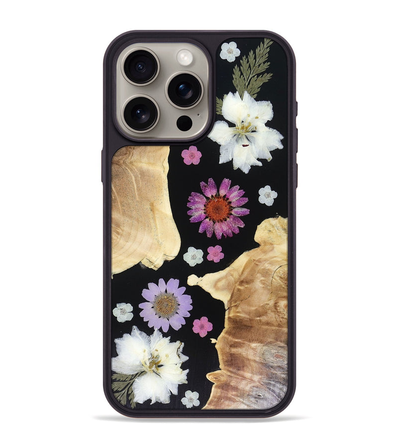 iPhone 15 Pro Max Wood Phone Case - Cain (Bloom, 815922)