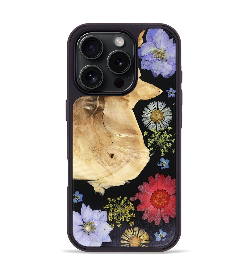 iPhone 16 Pro Wood Phone Case - Debbra (Bloom, 815925)
