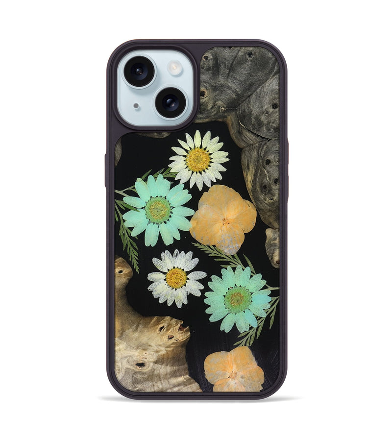 iPhone 15 Wood Phone Case - Kiarra (Bloom, 815930)