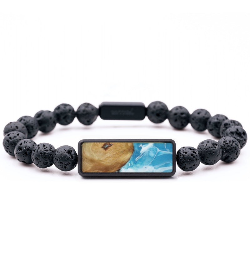 Lava Bead Wood Bracelet - Lana (Coastal, 815979)