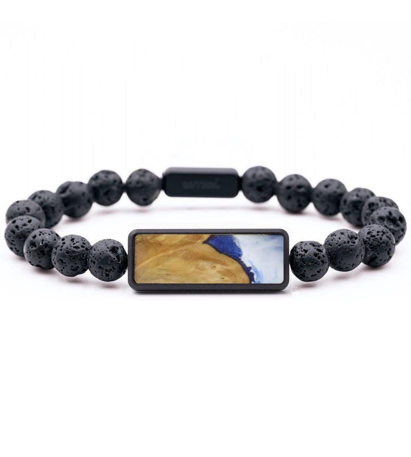 Lava Bead Wood Bracelet - Emerson (Coastal, 815987)