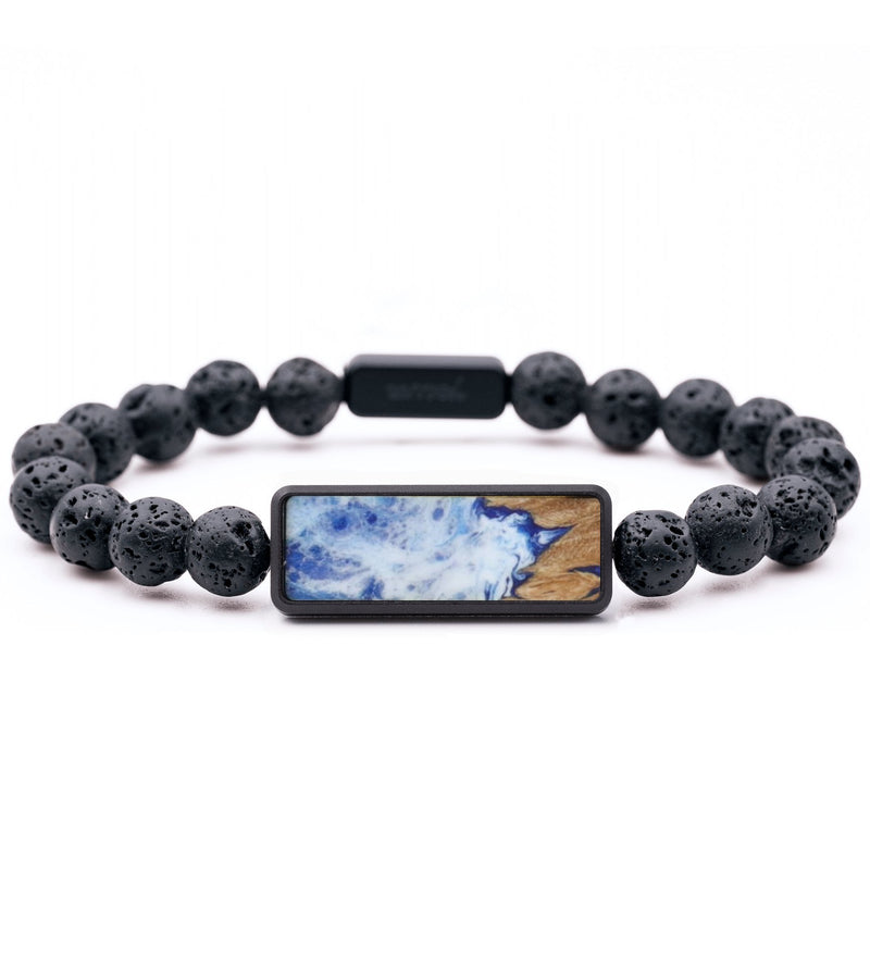 Lava Bead Wood Bracelet - Payton (Coastal, 815995)
