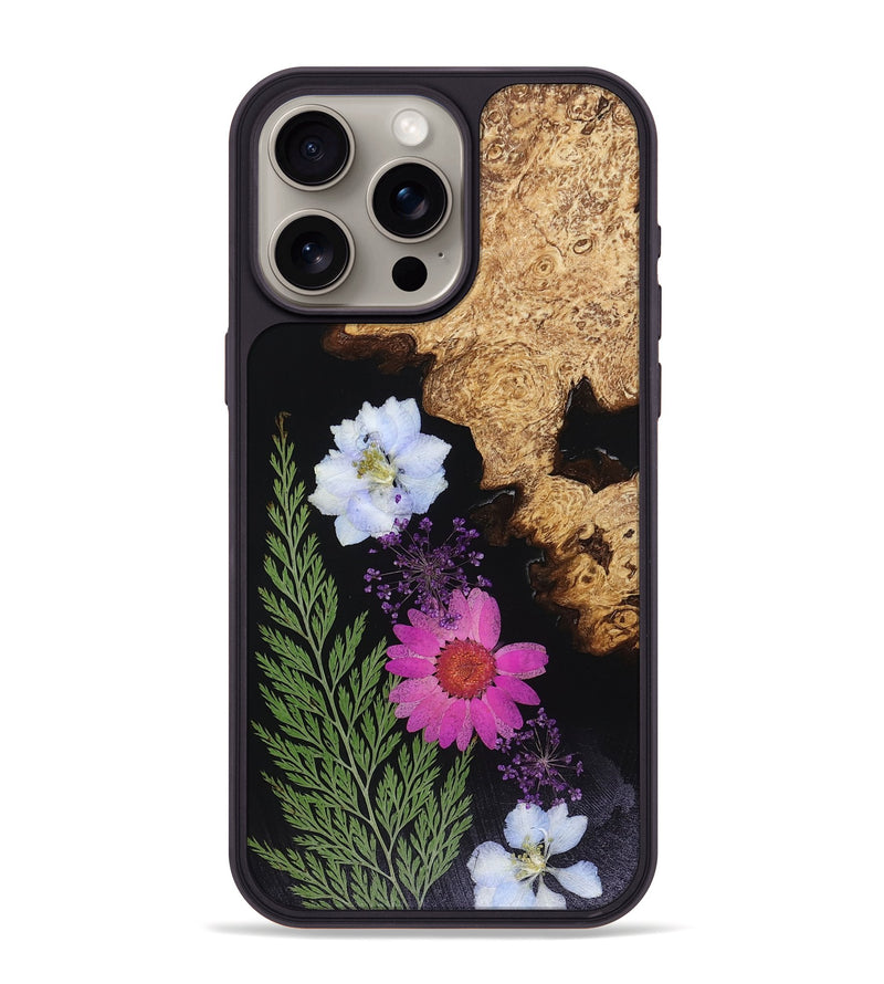 iPhone 15 Pro Max Wood Phone Case - Caylee (Bloom, 816010)