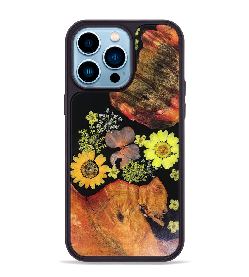 iPhone 14 Pro Max Wood Phone Case - Delaney (Bloom, 816025)