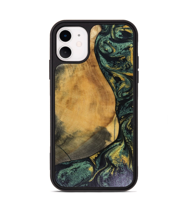 iPhone 11 Wood Phone Case - Karsyn (Green, 816071)