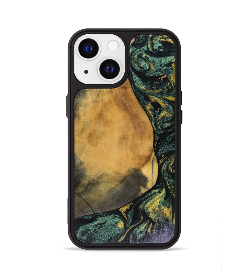 iPhone 13 Wood Phone Case - Karsyn (Green, 816071)