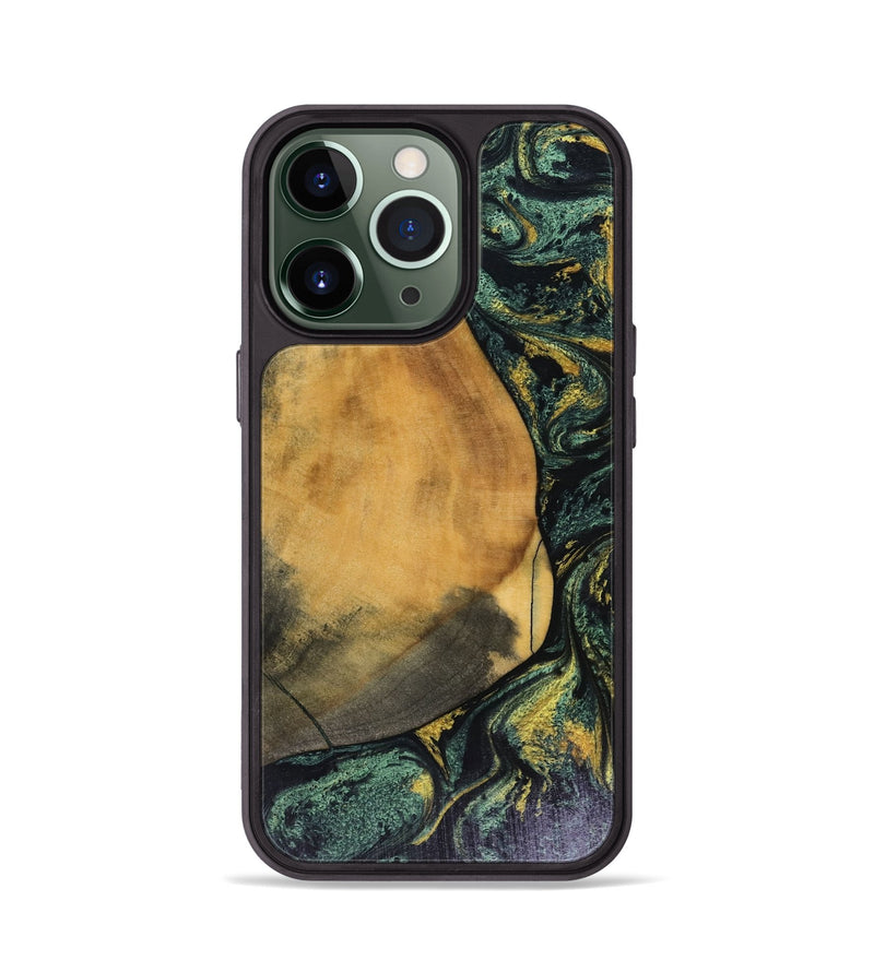 iPhone 13 Pro Wood Phone Case - Karsyn (Green, 816071)