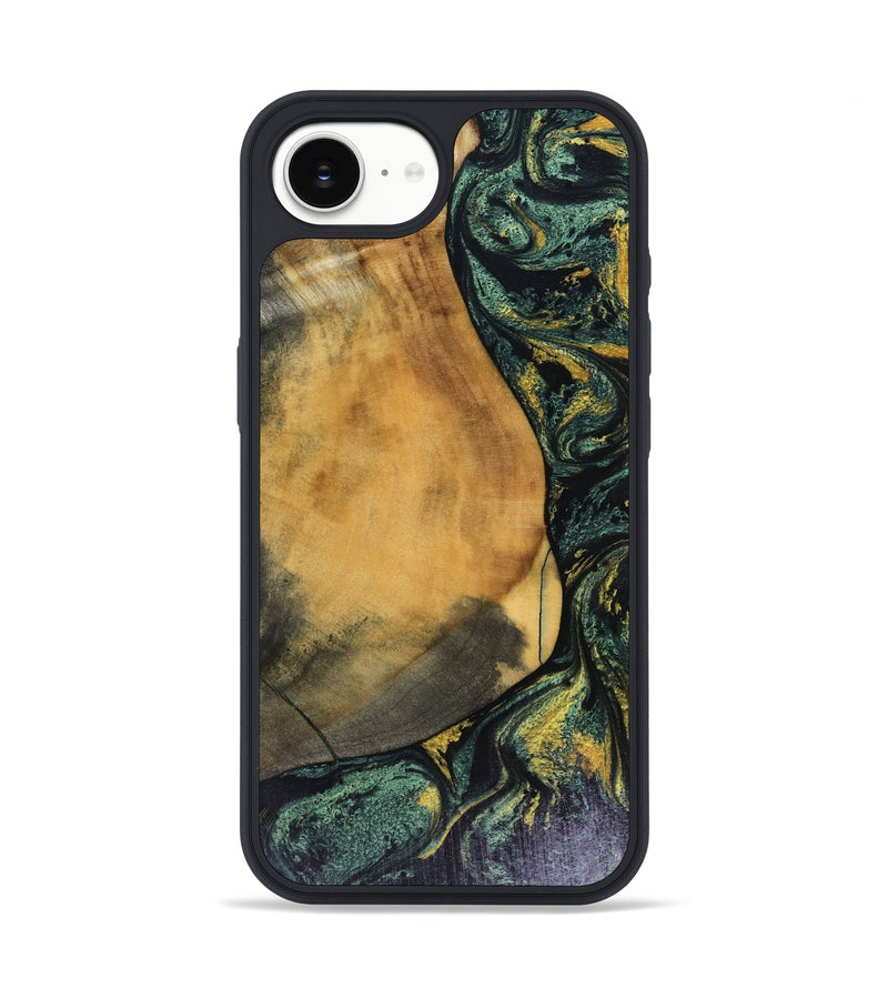iPhone 16e Wood Phone Case - Karsyn (Green, 816071)