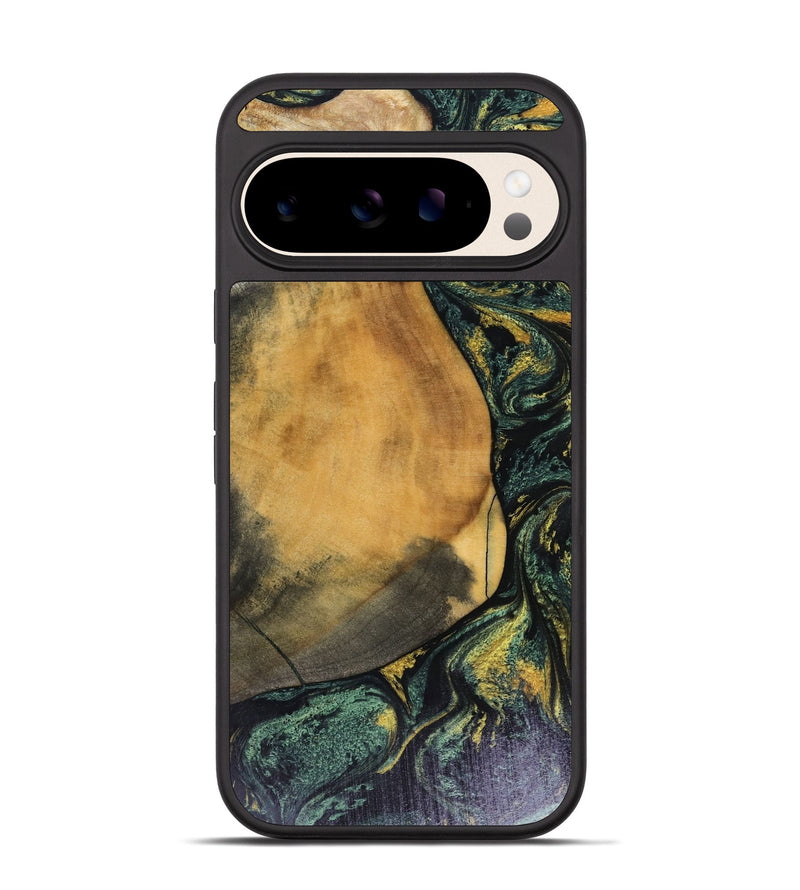 Pixel 10 Pro Wood Phone Case - Karsyn (Green, 816071)