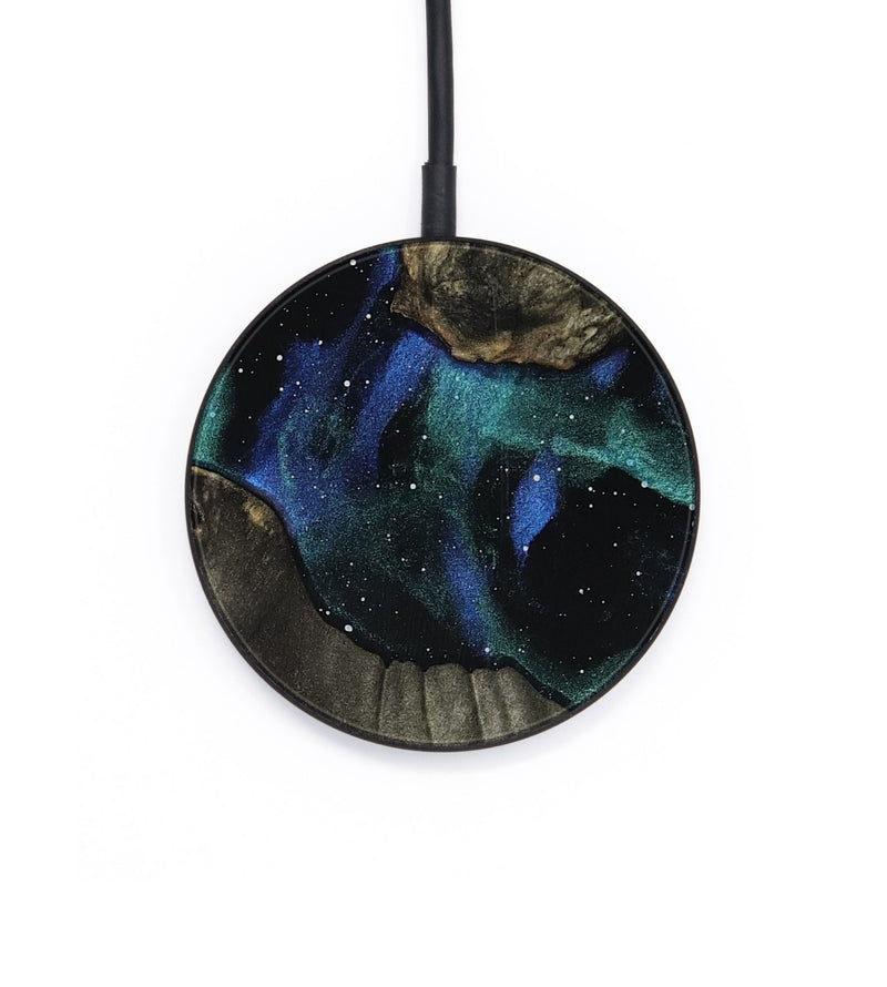 Circle Wood Wireless Charger - Curley (Cosmos, 816114)