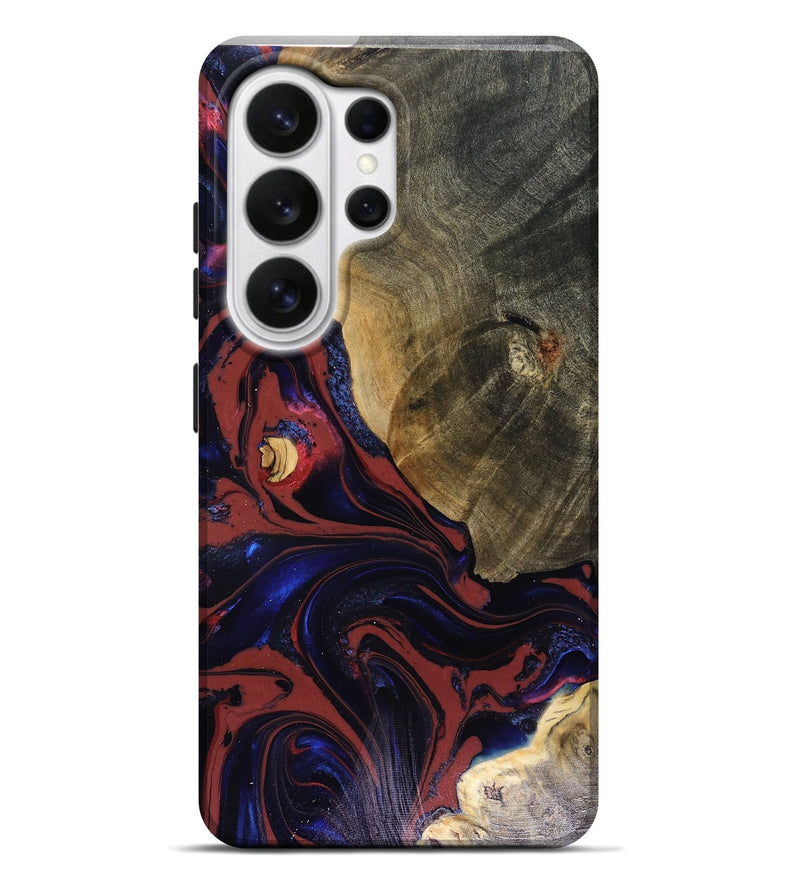 Galaxy S26 Ultra Wood Live Edge Phone Case - Louie (Red, 816129)