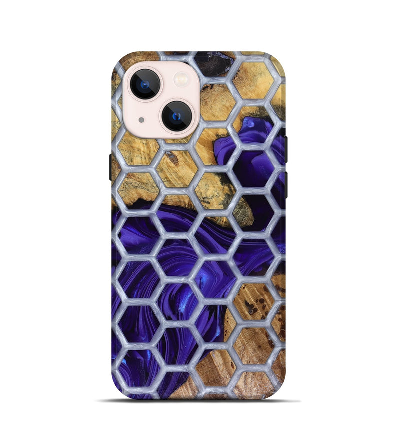 iPhone 13 mini Wood Live Edge Phone Case - Halie (Pattern, 816133)
