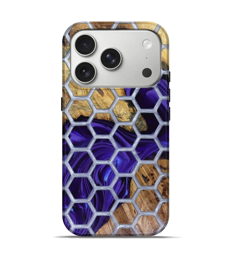 iPhone 17 Pro Wood Live Edge Phone Case - Halie (Pattern, 816133)