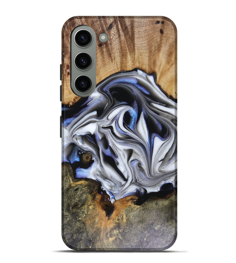Galaxy S23 Plus Wood Live Edge Phone Case - Janette (Blue, 816134)