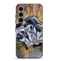 Galaxy S24 Plus Wood Live Edge Phone Case - Janette (Blue, 816134)