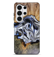 Galaxy S26 Ultra Wood Live Edge Phone Case - Janette (Blue, 816134)
