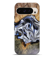 Pixel 9 Pro XL Wood Live Edge Phone Case - Janette (Blue, 816134)