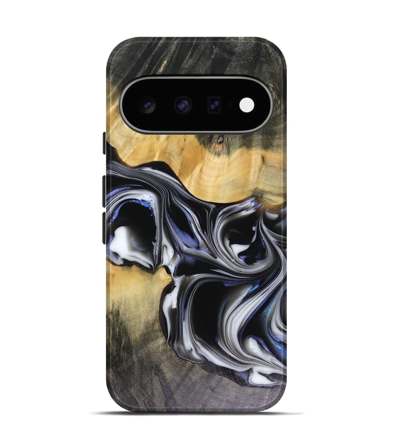 Pixel 11 Wood Live Edge Phone Case - Glynis (Black & White, 816135)