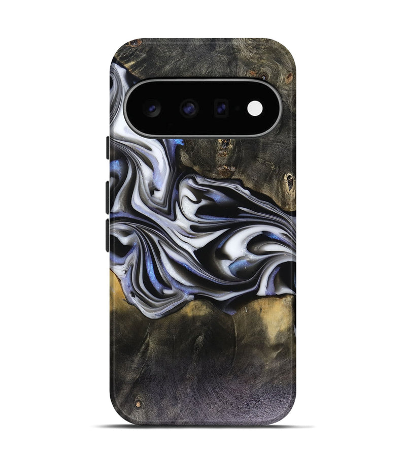 Pixel 11 Wood Live Edge Phone Case - Ace (Black & White, 816137)