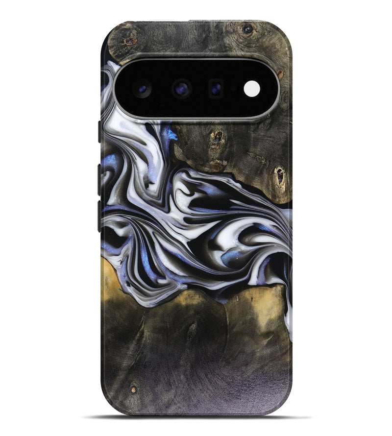 Pixel 11 Pro XL Wood Live Edge Phone Case - Ace (Black & White, 816137)