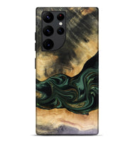 Galaxy S22 Ultra Wood Live Edge Phone Case - Ahmir (Green, 816140)