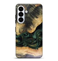 Galaxy S26 Plus Wood Live Edge Phone Case - Ahmir (Green, 816140)