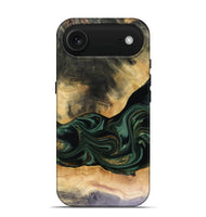 iPhone 17 Air Wood Live Edge Phone Case - Ahmir (Green, 816140)