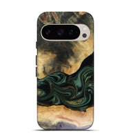Pixel 10 Pro Wood Live Edge Phone Case - Ahmir (Green, 816140)