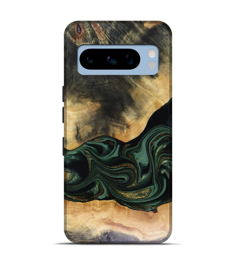 Pixel 8 Pro Wood Live Edge Phone Case - Ahmir (Green, 816140)