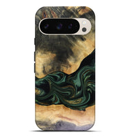 Pixel 9 Pro XL Wood Live Edge Phone Case - Ahmir (Green, 816140)