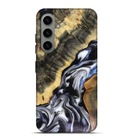 Galaxy S24 Plus Wood Live Edge Phone Case - Kassie (Black & White, 816141)